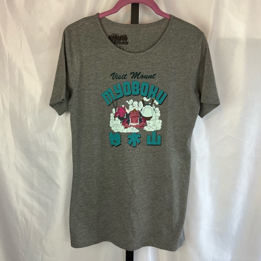 BoxLunch Naruto Mount Myoboku T-Shirt, size Large
